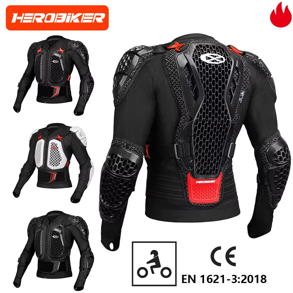Motocross Skyddsjacka Off-Road CE-Certifierad
