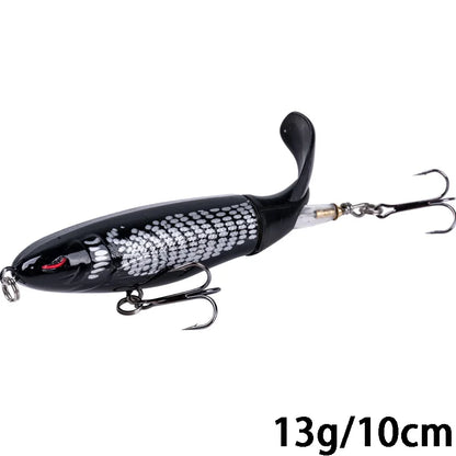 Goture Whopper Popper 10cm/11cm/14cm Topwater FIshing Lure Blowups Pike Baits Rotating Tail Fishing Tackle Crankbait Wobblers