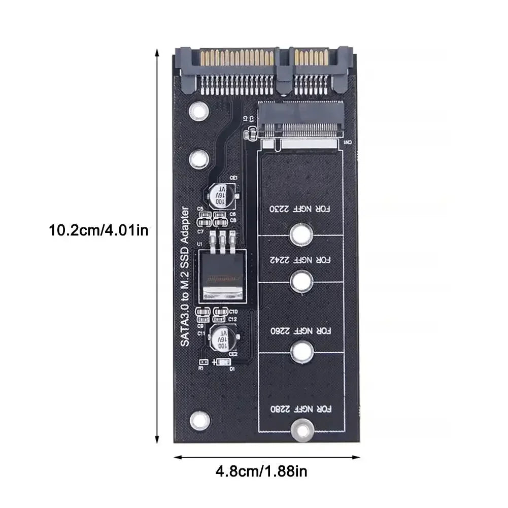 M.2 SATA/NGFF till SATA III-adapter – 6 Gbit/s