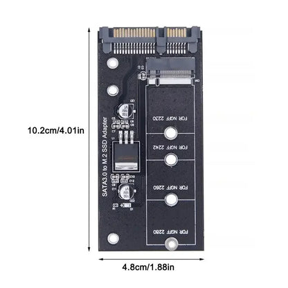 M.2 SATA/NGFF till SATA III-adapter – 6 Gbit/s