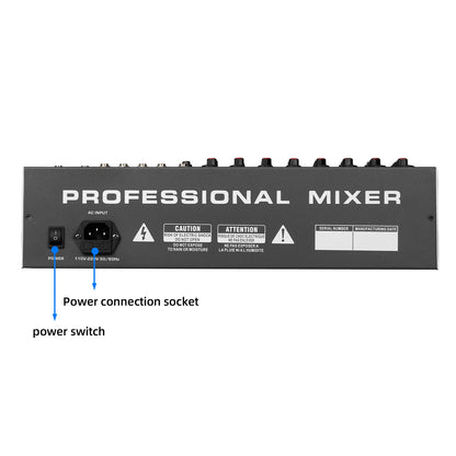 14 Channels Digital Professional Audio Console Mixer Depusheng TG14 Mixing DJ Console USB with 48V Phantom Power Built-in 99 Rev