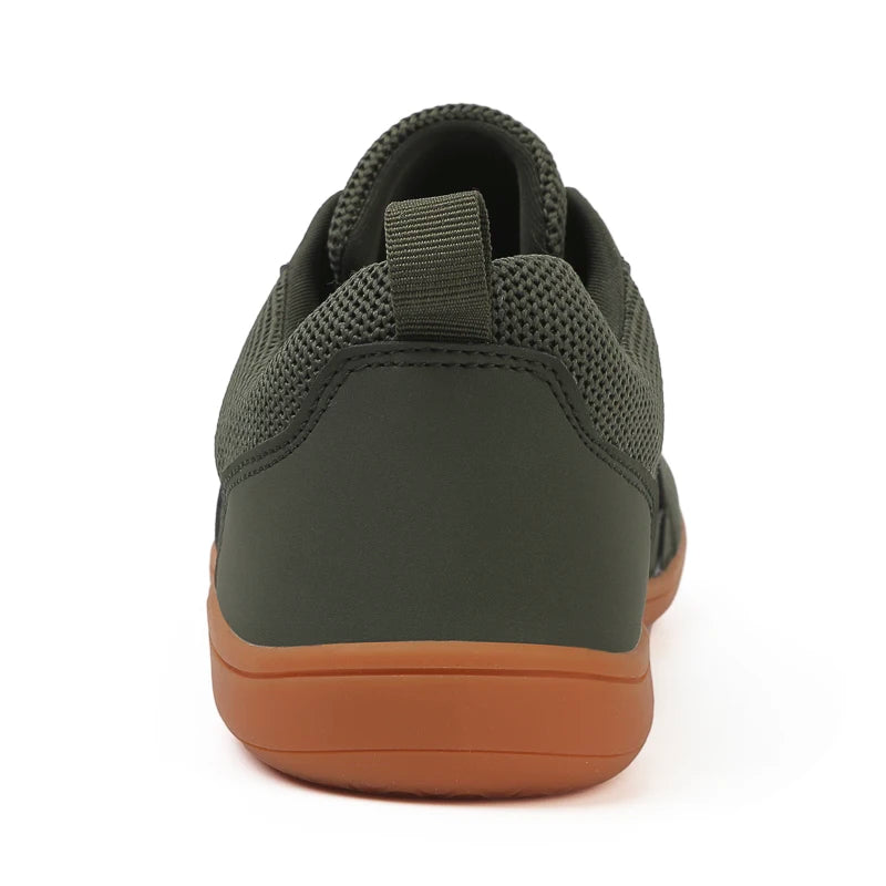 Men Barefoot Walking Wide Toe Box Zero Drop Minimalist Sneakers Non Slip Comfortable Walking Shoes Breathable Running Shoes