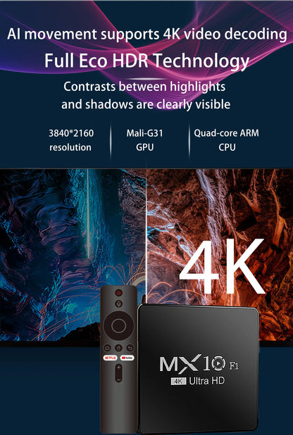 android tv box decoder 2024 4k android 13 mx10 f1 digital wholesale onn certificado smart android tv box