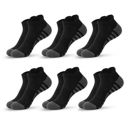 6/24 Pairs Cushioned Breathable Ankle Athletic Running Socks Low Cut Sports Tab for Men And Women