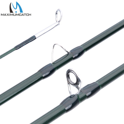 Maximumcatch 3-8WT Fly Fishing Rod And Reel Combo Set 8'6''/9' Medium-fast Fly Rod Pre-spooled Fly Reel & Line &Triangle Tube