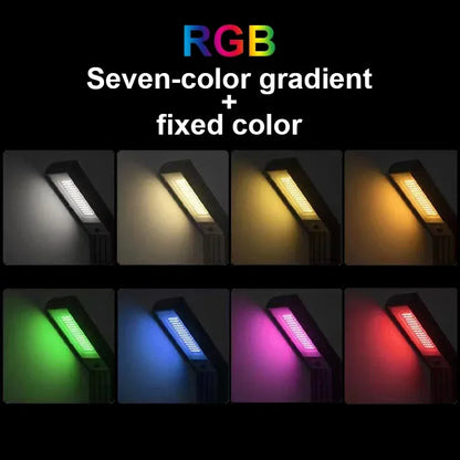 Solcellsdriven Gångvägslampa – 90 LED, RGB & 3-Färger, IP65, 1,8W Solpanel, Kort eller Lång
