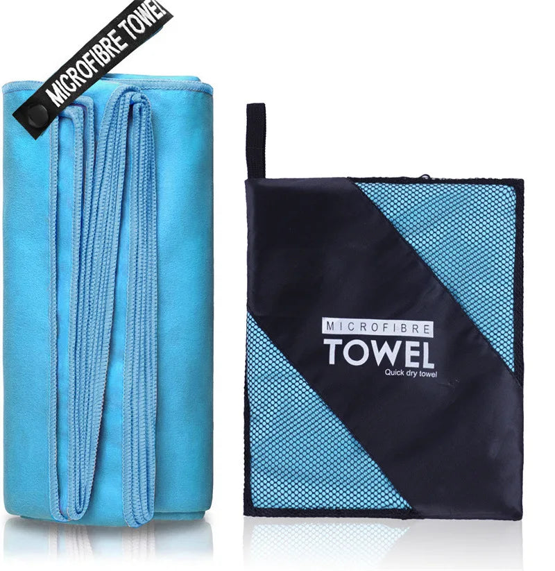 Microfiber Towels for Travel Sport Fast Drying Super Absorbent Bath Beach Towel Ultra Soft Lightweight Yoga Swimming Gym Towel