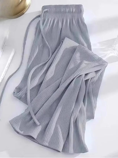 Dam Vida Byxor med Elastisk Midja – Lös Passform i Andningsbart Tyg, 3 Färger, M–XL