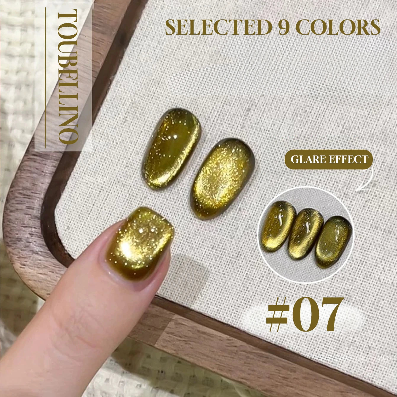 MIANEL 12ML Hibiscus Purple Cat Eye Gel Nail Polish Super Whitening Glass Beads Cat Eye Nails Purple Nials Blue Nails 1-12PCS