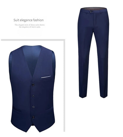 Men Suits Sets High Quality For Wedding Elegant 2 Pieces Jackets Pants Stretch Blazers Tailored Formal Full 2025 Costume