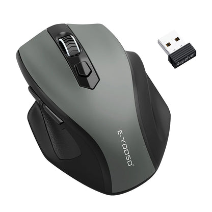 E-YOOSO 2.4G Wireless Mouse Portable Ergonomic Computer Mice Mouse For Office Gaming Mouse Laptop/iPad/Tablet/Mac