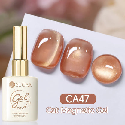 UR SUGAR 15ml Cat Magnetic Gel Nail Polish 30 Colors Semi Permanent Magnetic Gel UV/LED Soak Off Painting Vanrish Design