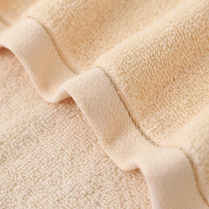Thickened Cotton Towel with Strong Water Absorption Universal Towel for Adults and Children Solid ColorSkin Friendly Towel