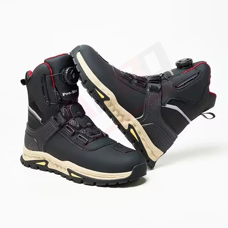 MC-skor med ankelskydd – reflekterande körskor med växelförstärkning, unisex 39–45