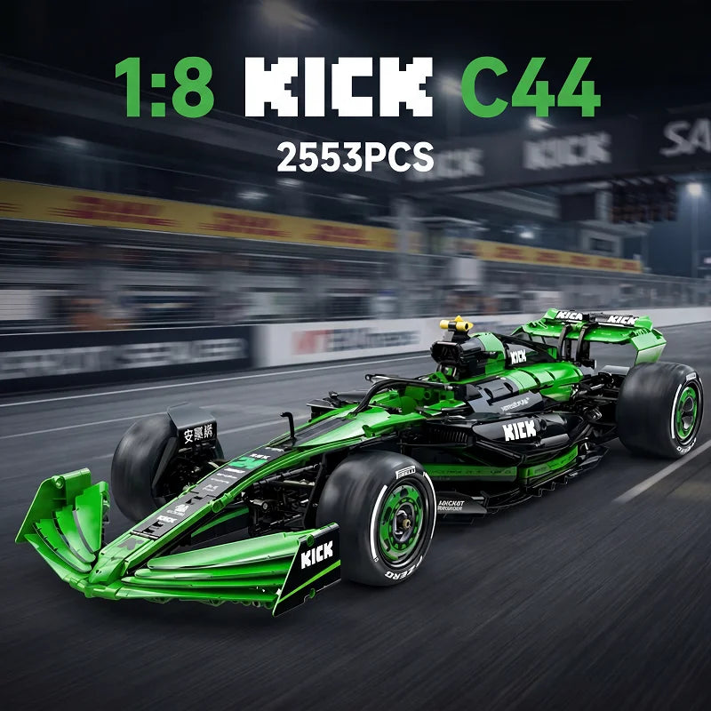 Barweer C44 racingbil – byggsats 1:8 med 2 553 delar