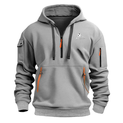 Men's Motorcycle Hooded Sweatshirt, 2D Printed Sports Jacket, Fashionable Men's Pullover Shirt, Factory Price upon Purchase