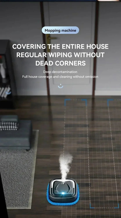 Smart Robot Vacuum Cleaner Dry Wet Sweeping Rotary Floor Mopping Air Humidifying Spray USB Charging Cleaning Robot