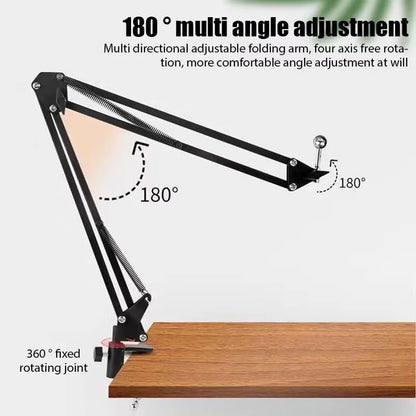 Adjustable Microphone Stand Desktop Boom Holder Professional Flexible Scissor Arm for Podcast/Streaming/Youtube