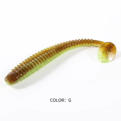Supercontinent Impact Ring Shad Fishing Lure Soft 63mm 80mm 97mm Plastics Baits Swimbait Jigging Lure Artificial Baits