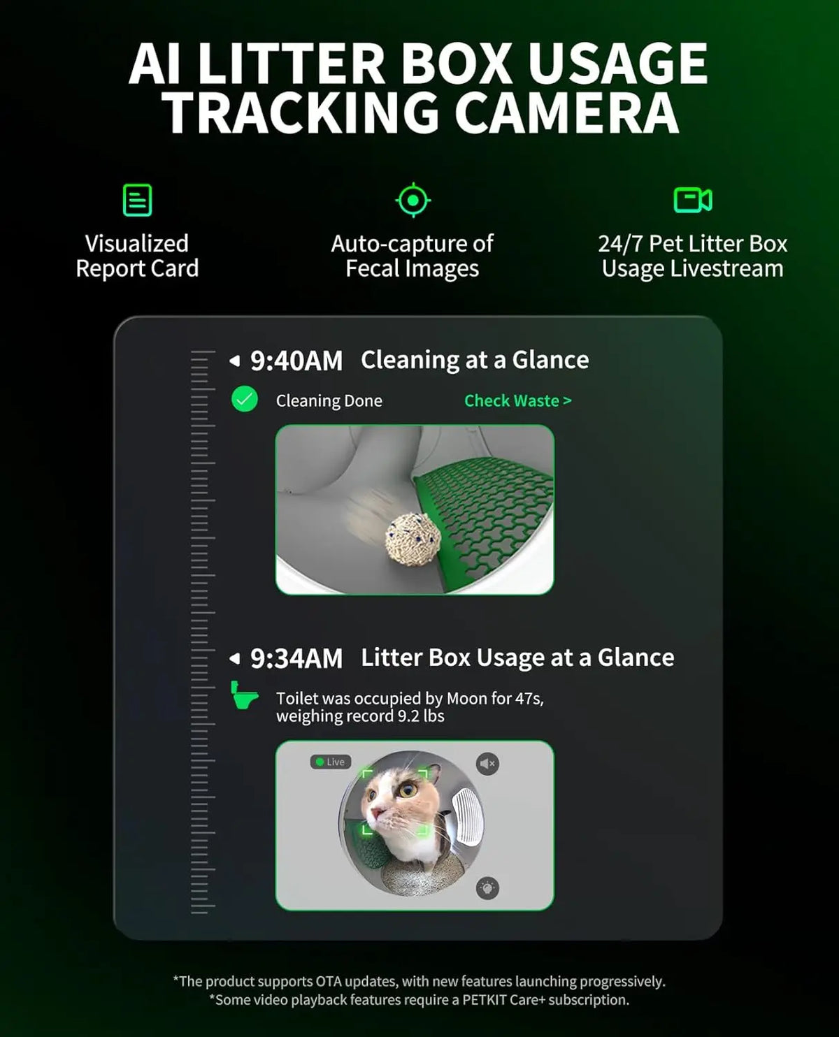 PETKIT PUROBOT MAX PRO självrengörande kattlåda med kamera och appstyrning