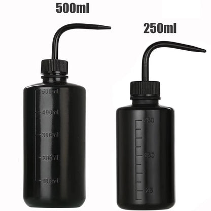Tattoo Wash Bottle Safety Bottles Watering Tools Plastic Squeeze Bottle with Scale Labels for Succulent Cleaning Washing Tattoo