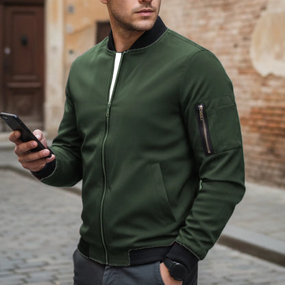 Lätt Baseballjacka Herr – Tunn Bomber Vår/Sommar, Retro Streetwear, XS–4XL