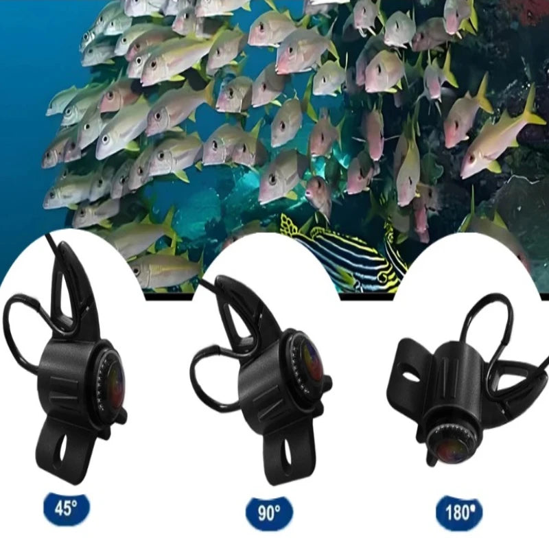 Undervattenskamera för Fiske – 5-tum, 4K 1080P, 185° Vidvinkel, 20–25 m Kabel