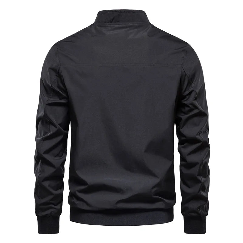 New Spring/Autumn European-American Casual Jackets for Men, Fashionable Trendy Tops, Thin Coats, Plus Sizes Up to 5XL.