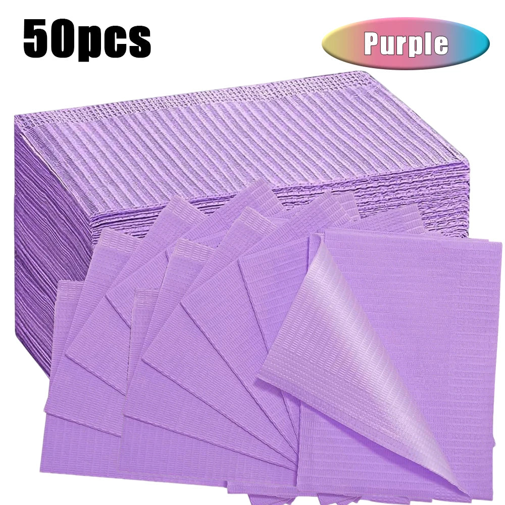 100/50/5pcs Disposable Waterproof Tattoo Clean Pad Wipes Dental Piercing Bibs Waterproof Sheets Paper Tattoo Accessories