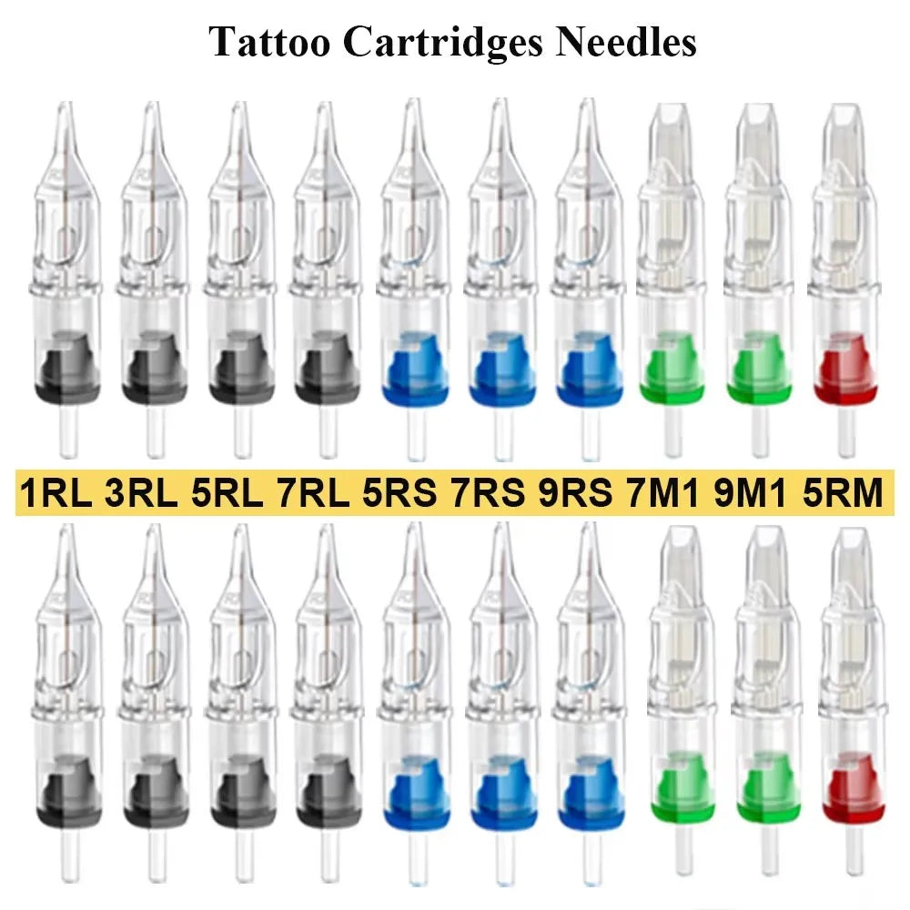 Wireless Tattoo Pen Kit Rotary Tattoo Pen Kit with Wireless Power Supply Cartridge Tattoo Needles for Tattoo Beginners Kits