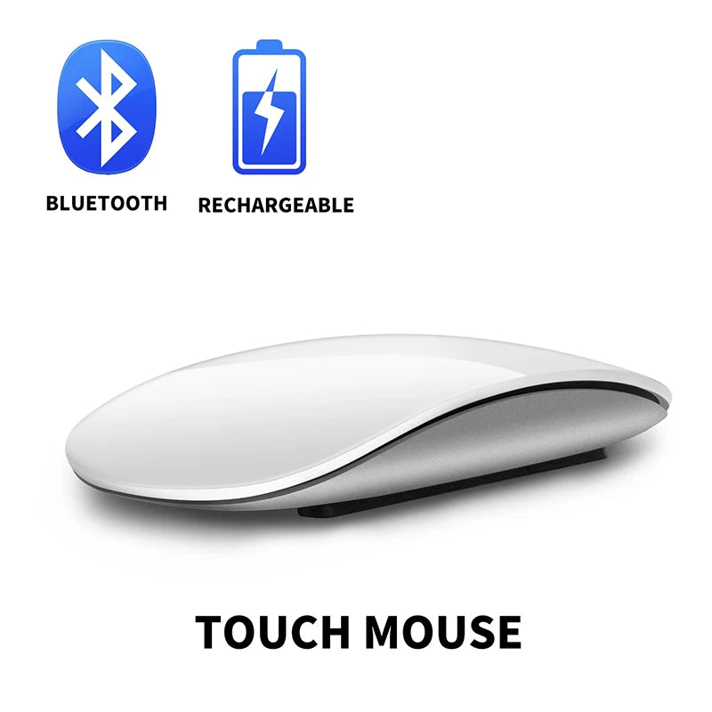 Magic Mouse-stil Trådlös Mus Bluetooth 5.0 Multi-Touch – MacBook Pro/Air/Mini iPad Laptop PC, 4 Färger