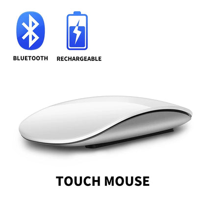 Magic Mouse-stil Trådlös Mus Bluetooth 5.0 Multi-Touch – MacBook Pro/Air/Mini iPad Laptop PC, 4 Färger