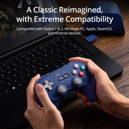 8BitDo Pro 3 Bluetooth Game Controller Wireless Gamepad with TMR Joysticks for NS Nintendo Switch 2, PC Windows, ANDROID, iOS