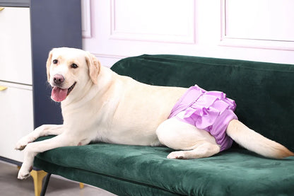 Reusable Female Pet Physiological Pants Washable Big Dog Sanitary Panties Diapers for Medium Large Dogs Mascotas Supplies