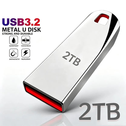 USB-minne i metall med flera lagringskapaciteter