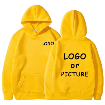 Hoodie Eget Logotyp & Tryck – Enfärgad | Reklamkläder & Streetwear