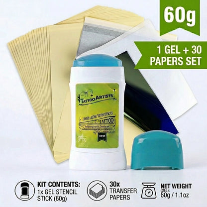 60g Tattoo Transfer Gel Rotatable Long Lasting Transfer Ointment Stencil Primer Cream Gel for Tattoo Stencil Transfer Paper Soap