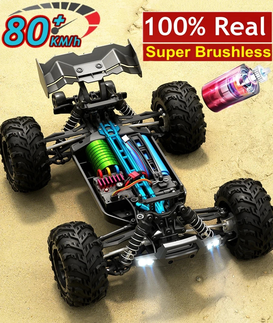 4WD radiostyrd bil i skala 1:16 med 4 kanaler