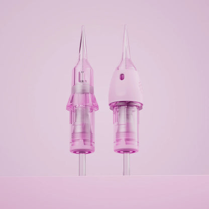 Biomaser PMU Tattoo Cartridge Needle 10pcs Sterilized RL Tattoo Needle for Eyebrow Eyeline Lips Makeup Tattoo Machine Supplies