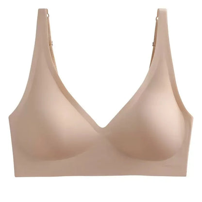 S-4XL Large Size Seamless High Quality Wireless Women's Underwear Small Breast Gathering Beautiful Back Sports Comfortable Bra