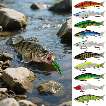 11.5cm 18.5g Balam Glide Bait Swimbait Joint Giant Pike Bass Fishing Lure Hard Bait Catfish Saltwater Lures Leurre De Pêche