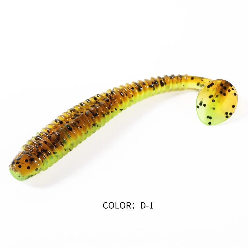 Supercontinent Impact Ring Shad Fishing Lure Soft 63mm 80mm 97mm Plastics Baits Swimbait Jigging Lure Artificial Baits