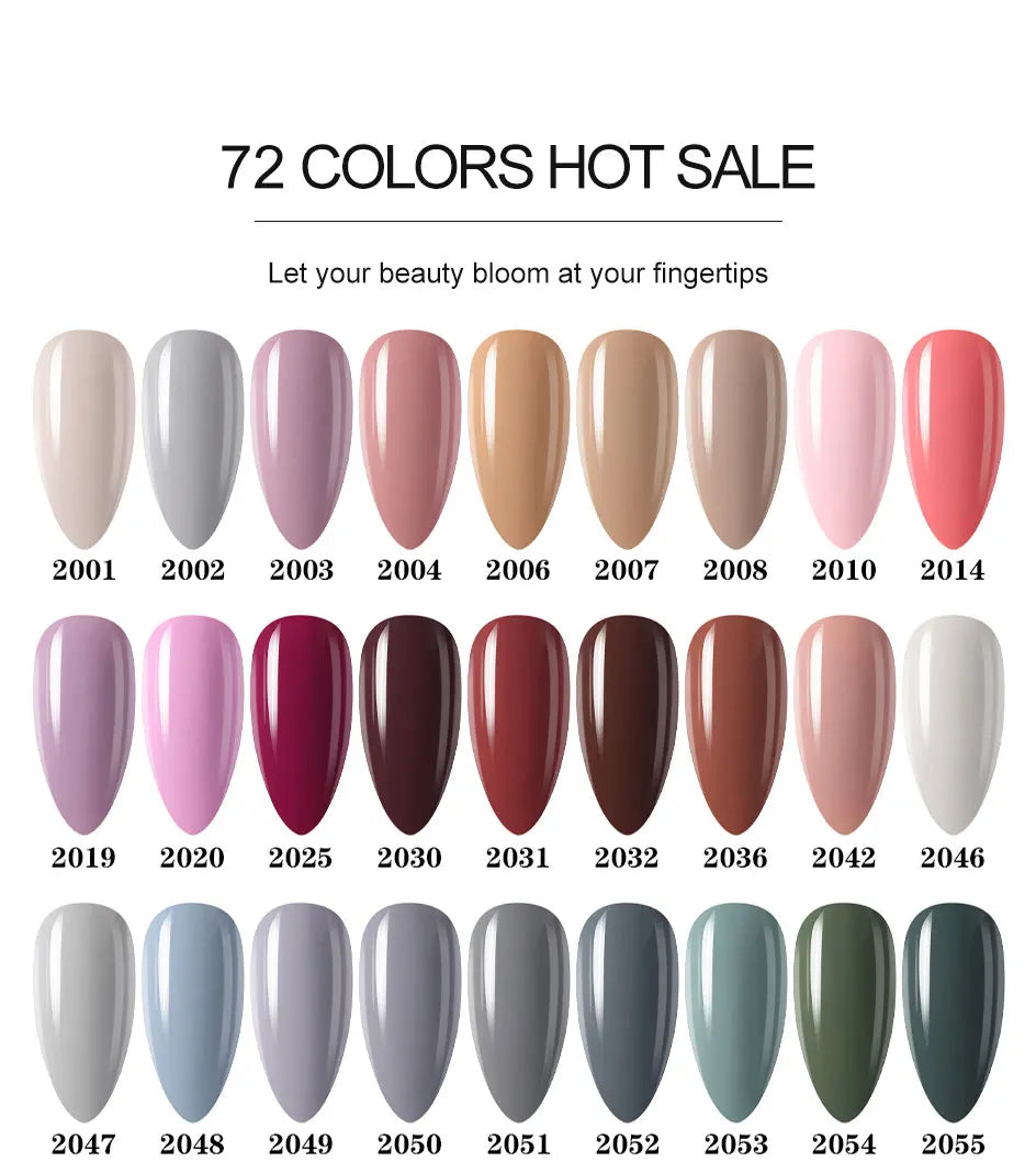 Clou Beaute Gel Nail Polish Neon Brown Royal Blue Red Green Pastal Nude Nail Art Varnishes Gel Lacquer Top Coat UV Gel Nail