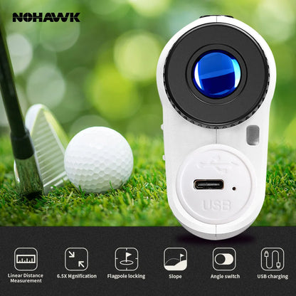 Nohawk laseravståndsmätare för golf med slope, flagglåsning och USB-C