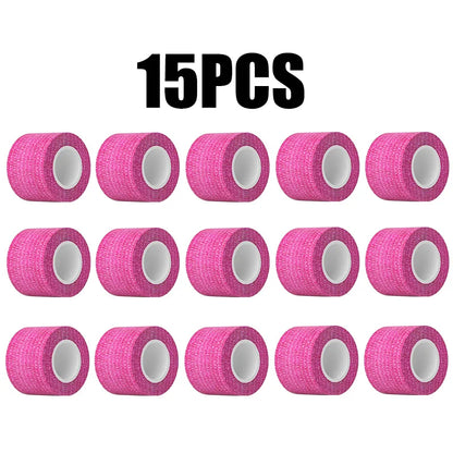 3.8CM/1.52in Tattoo Grip Tape Non-woven Tattoo Bandage Cover Wraps Waterproof Self Adhesive Finger Protection Tattoo Accessories
