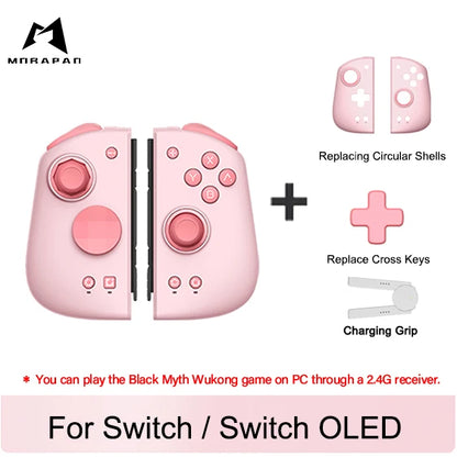 MOBAPAD M6 Controller For Nintendo Switch OLED Joypad with Hall Joystick HD Vibration Console for Switch NS OLED Gamepad