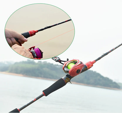 BIUTIFU Premium Resespö med Fuji-ringar – T800 Kolfiber, Spinning & Casting 1.8–3.0m