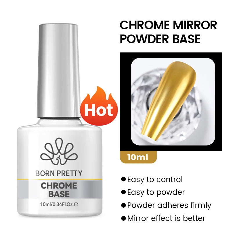 BORN PRETTY Super Top Coat and Base Gel Nail Polish for Gel Polish Semi-permanent Varnish Rubber Top Coat 10ml Nail Supplies