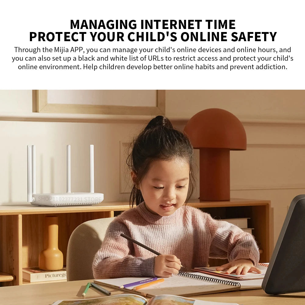 Xiaomi mijia Mi router AX1500 2.4G/5GHz WiFi6 1501Mbps Support IPTV Mesh Network Mijia App Wifi Gigabit Amplifier