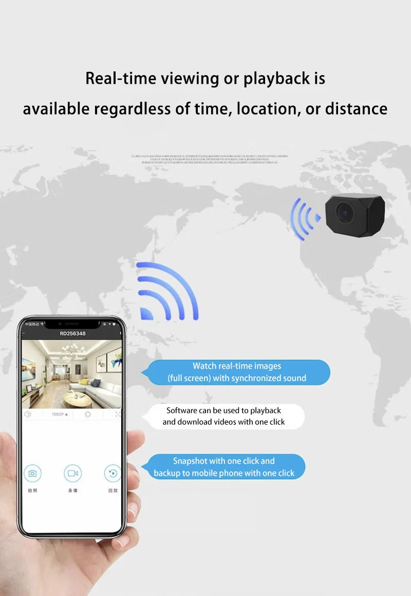 4K WiFi Security Camera Indoor Wireless Mini Home IP Camera APP Remote Monitor Night Vision Motion Detection 2 Way Audio 2026